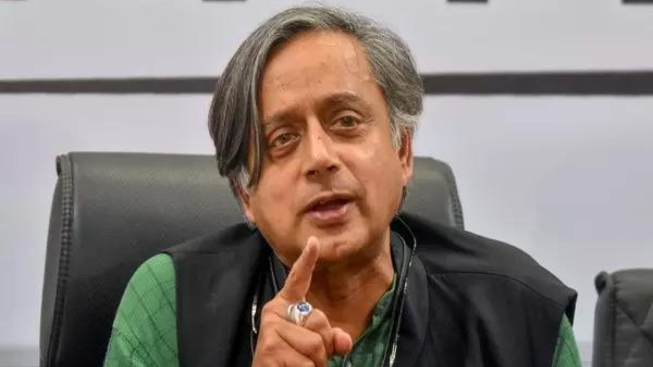 ‘Not machines, but machinery’: Tharoor differs from Kharge on EVMs