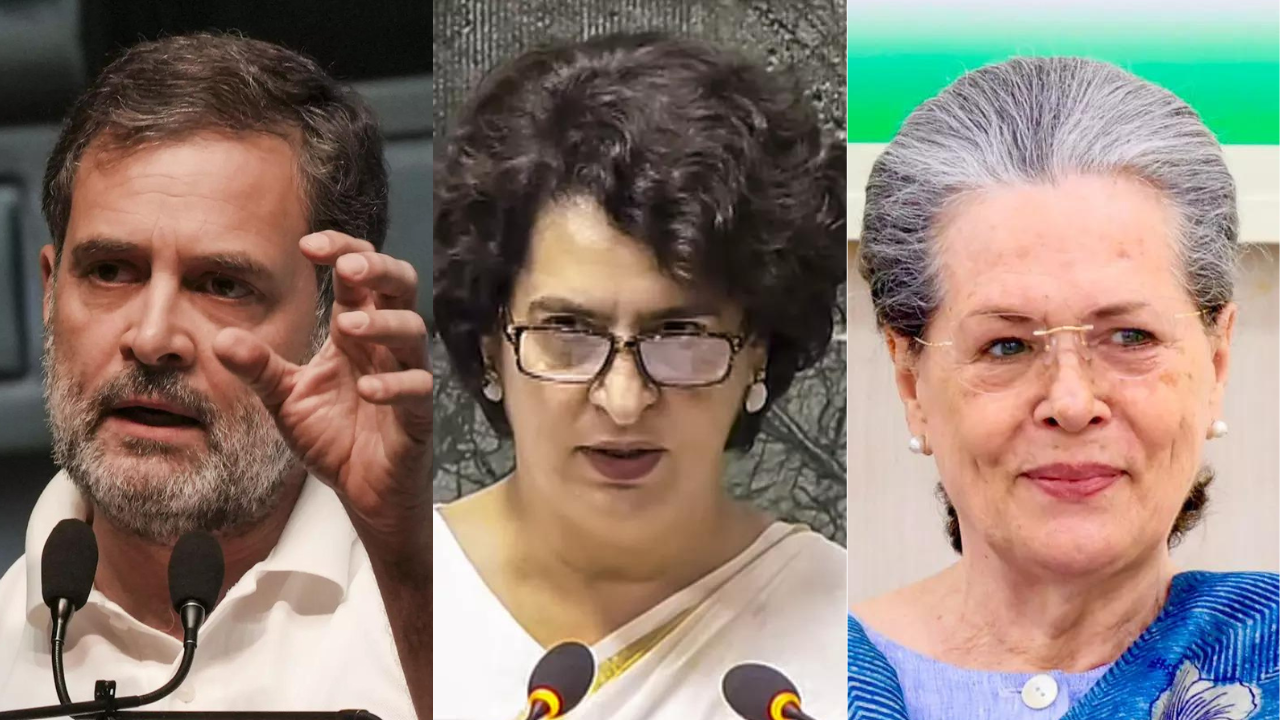 Priyanka takes oath: For first time, three Gandhis from Congress in Parliament