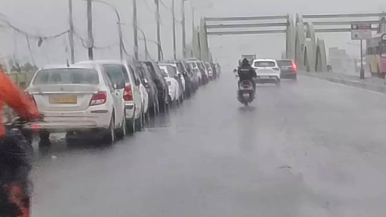 Watch: Chennai residents move vehicles to flyovers as Cyclone Fengal nears coast