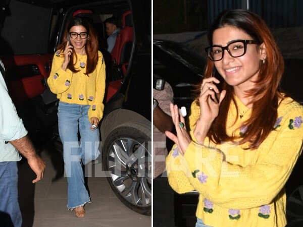 Pics: Samantha visits Raj and DKs office after Citadel Honey Bunnys success