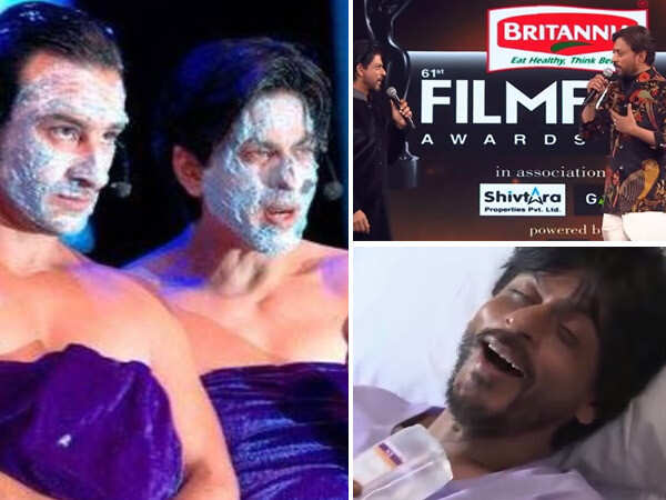 Shah Rukh Khans best Filmfare Award moments