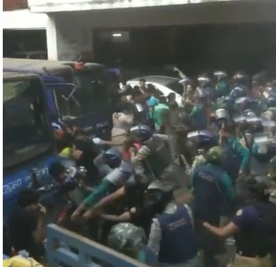 Supporters Of Arrested Hindu Priest Thrashed Outside Bangladesh Court