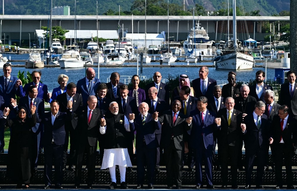 Biden Out Of Picture As World Leaders Meet For Photo-Op At G20 Summit