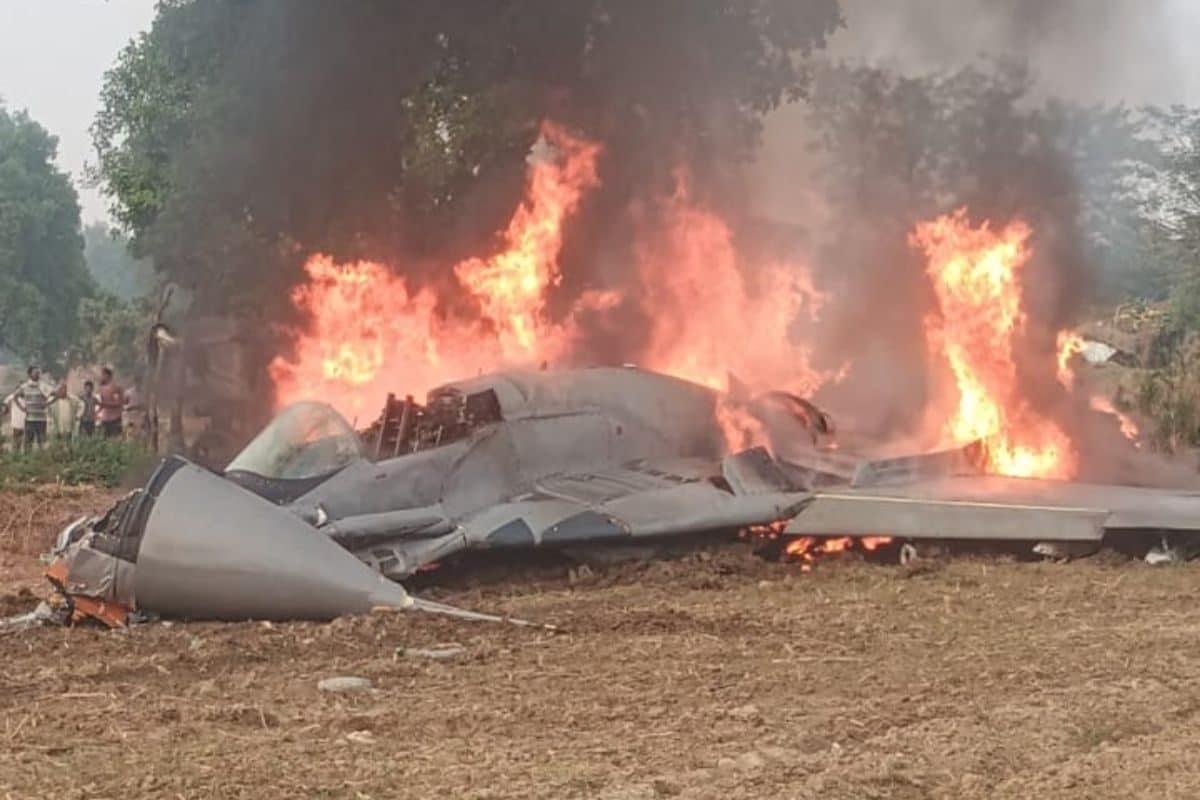 IAF’s MiG-29 Fighter Jet Crashes Near Agra, Pilot Ejects Safely