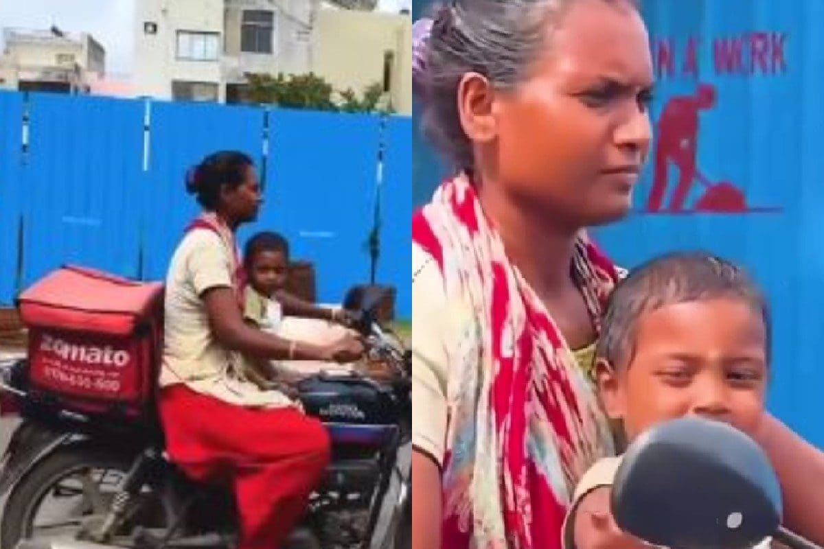 With Child In Tow, Gujarat Mother Delivers Food for Zomato, Inspires Netizens