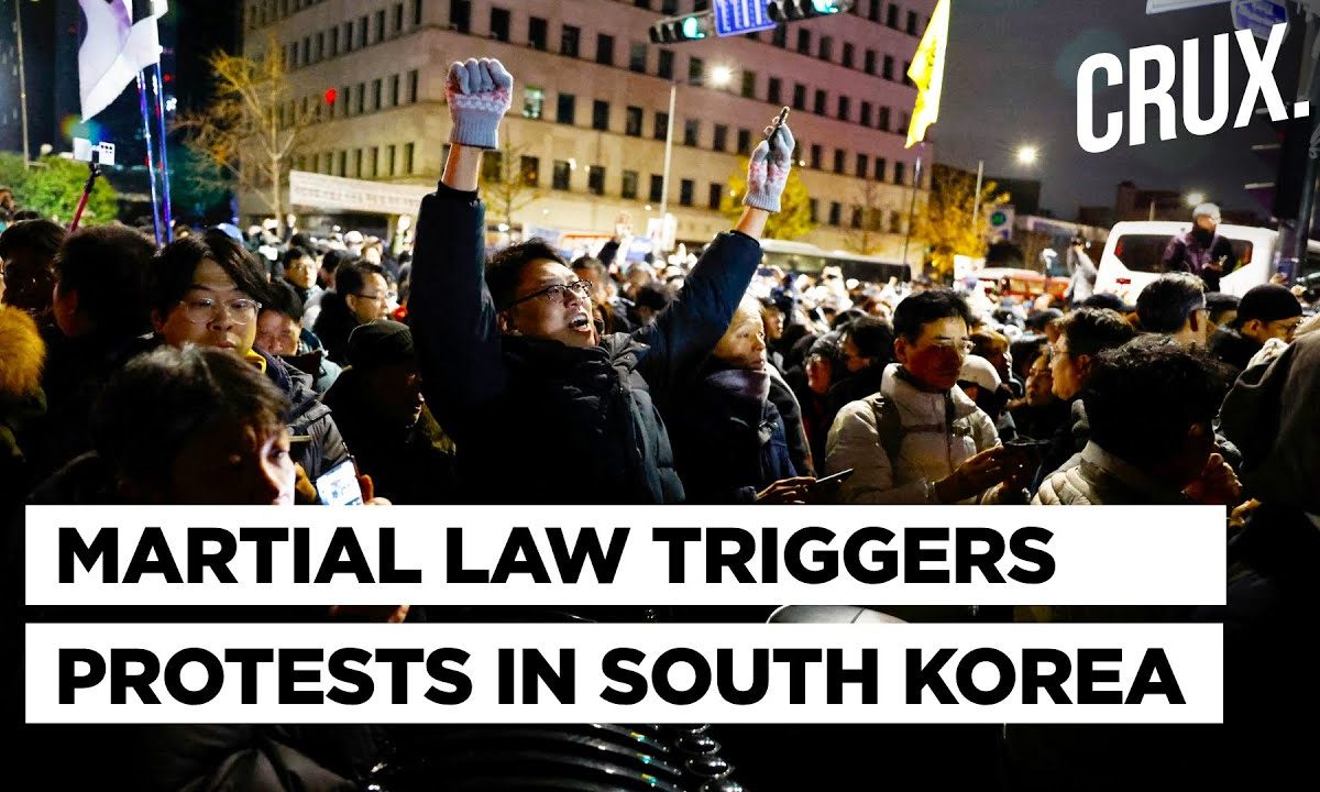 South Korea Forces Try To Storm Parliament Amid Protests Over President Yoon’s Emergency Martial Law