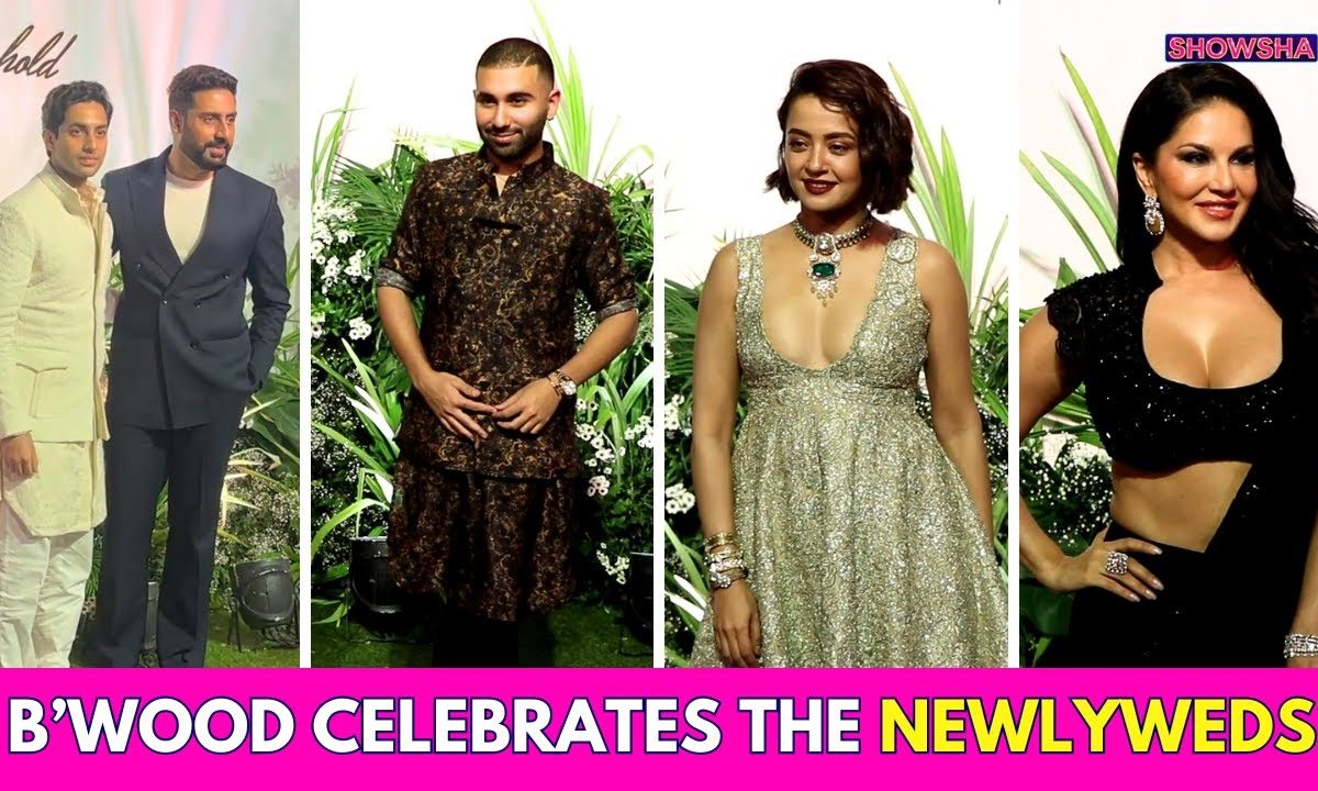 Abhishek Bachchan, Agastya, Orry, Sunny Leone & Many More Up The Glam At Aaliyah & Shane’s Reception