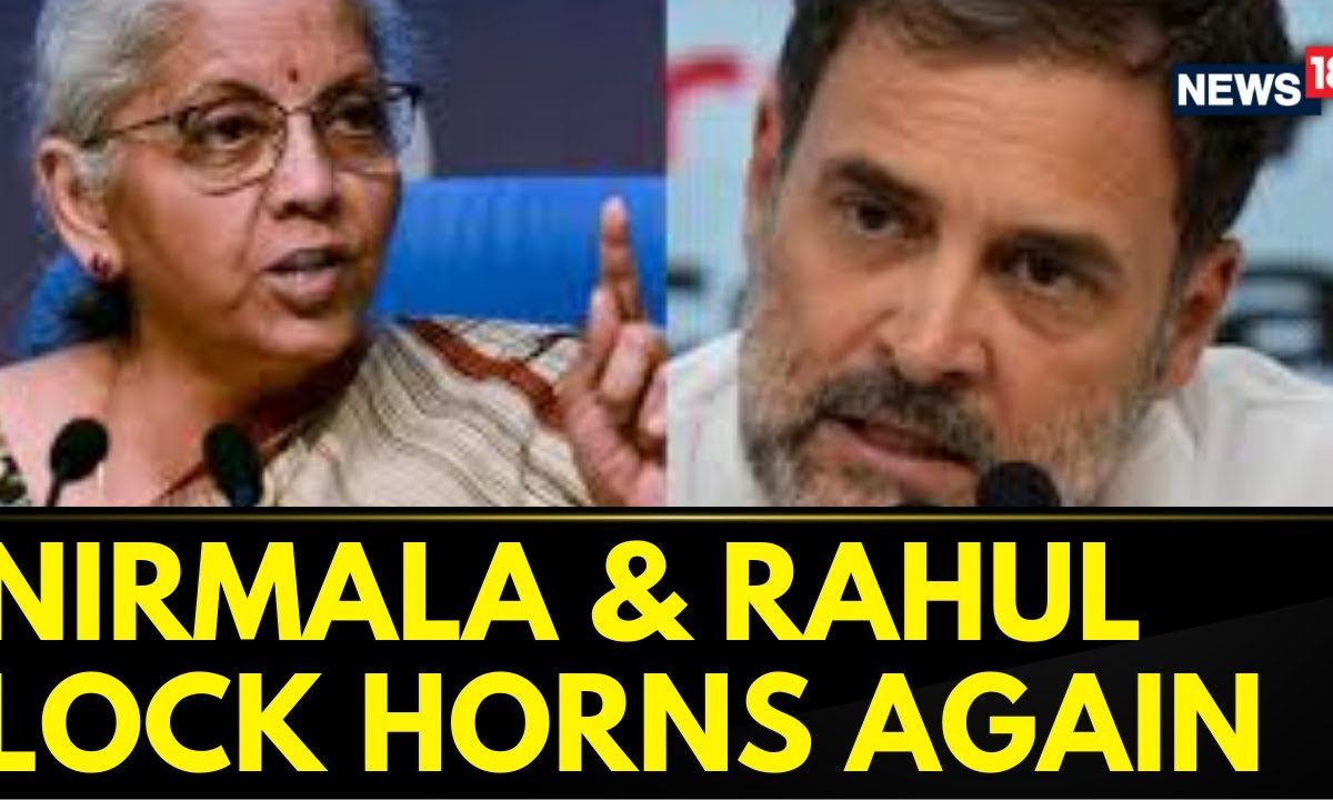 Rahul Gandhi’s Jibe On Public Sector Banks Faces Nirmala Sitharaman’s Backlash | English News