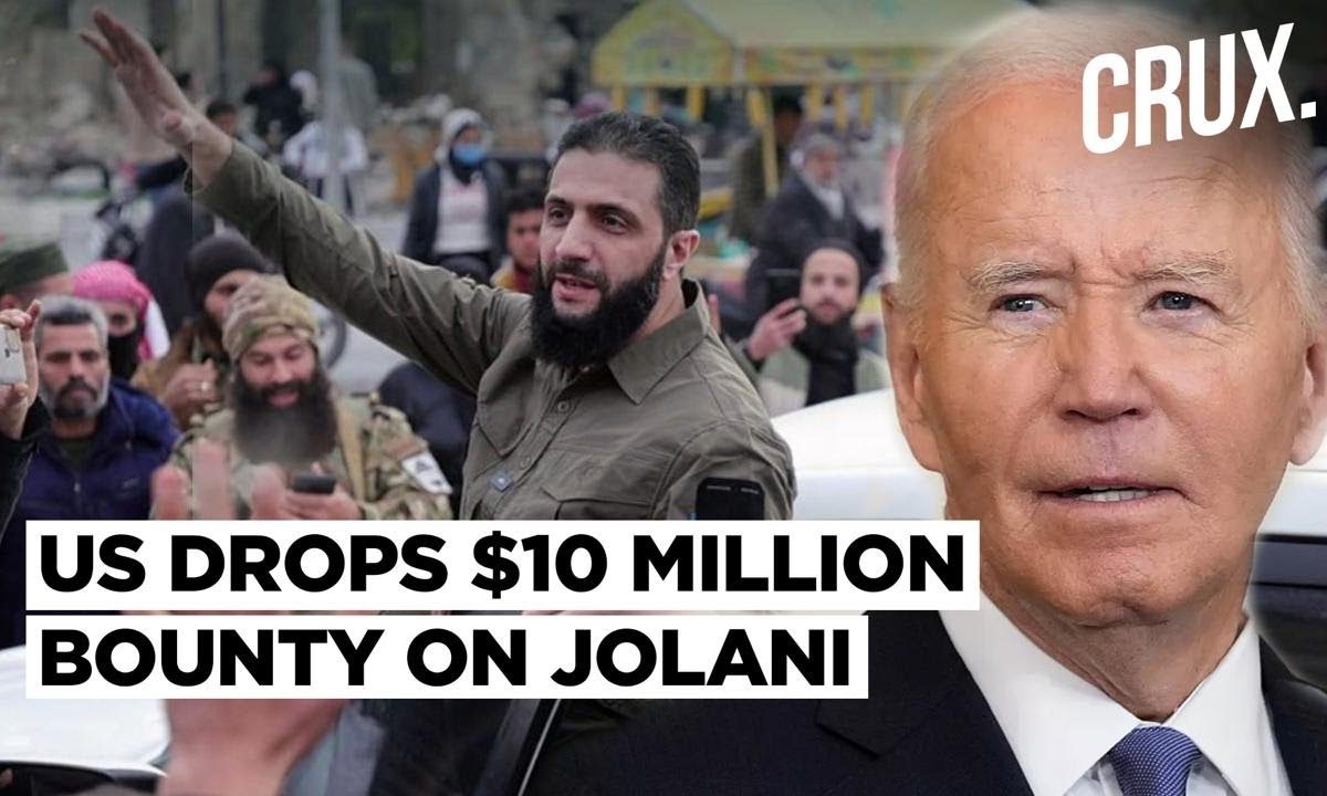 US Welcomes ‘Positive Messages’ From Jolani, Drops $10M Bounty; Erdogan Vows to ‘Crush IS, PKK’