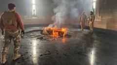 Syria rebels burn tomb of Bashar al-Assad’s father