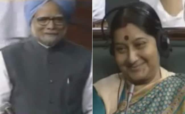 Manmohan Singh’s Poetic Banter With Sushma Swaraj In Parliament