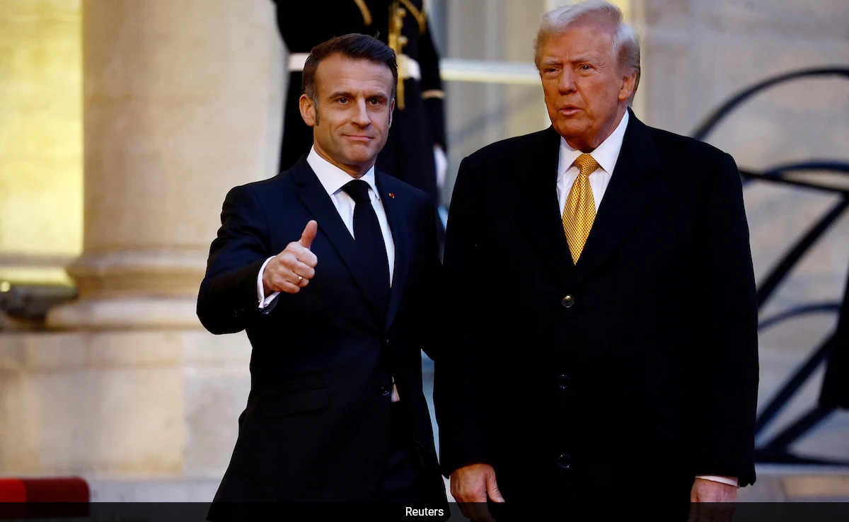 “World Is Going A Little Crazy,” Says Trump As He Meets Macron In Paris