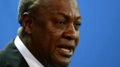 Victorious John Mahama promises new beginning for Ghana