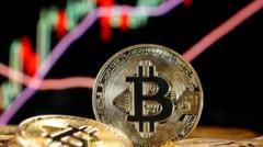 Bitcoin surges past 0k for first time