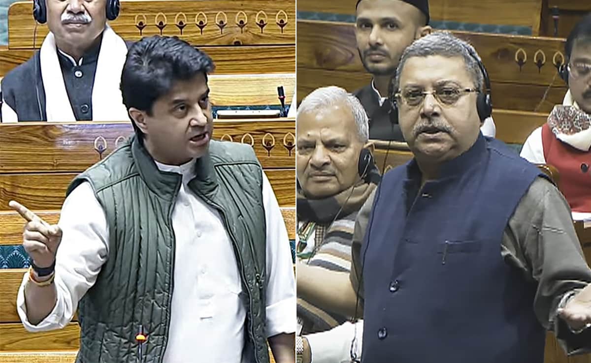 Trinamool MP vs J Scindia Over Personal Dig. Then A “Handsome” Clarification