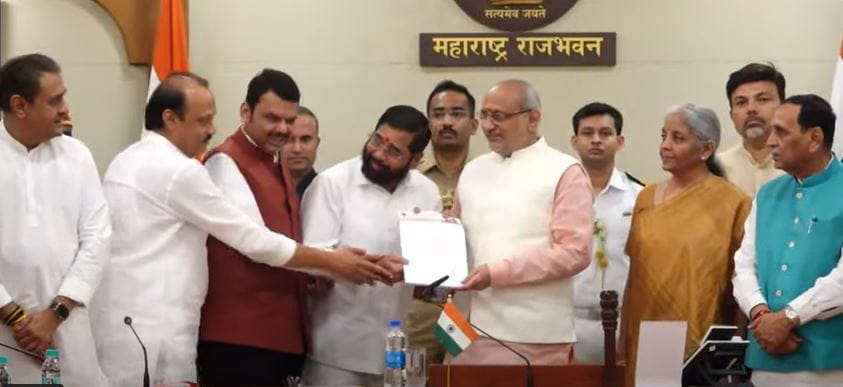 Devendra Fadnavis, Stakes Claim To Form Maharashtra Government