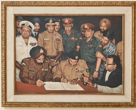 “Most Befitting Place”: Army Amid Row Over 1971 Pakistan Surrender Painting