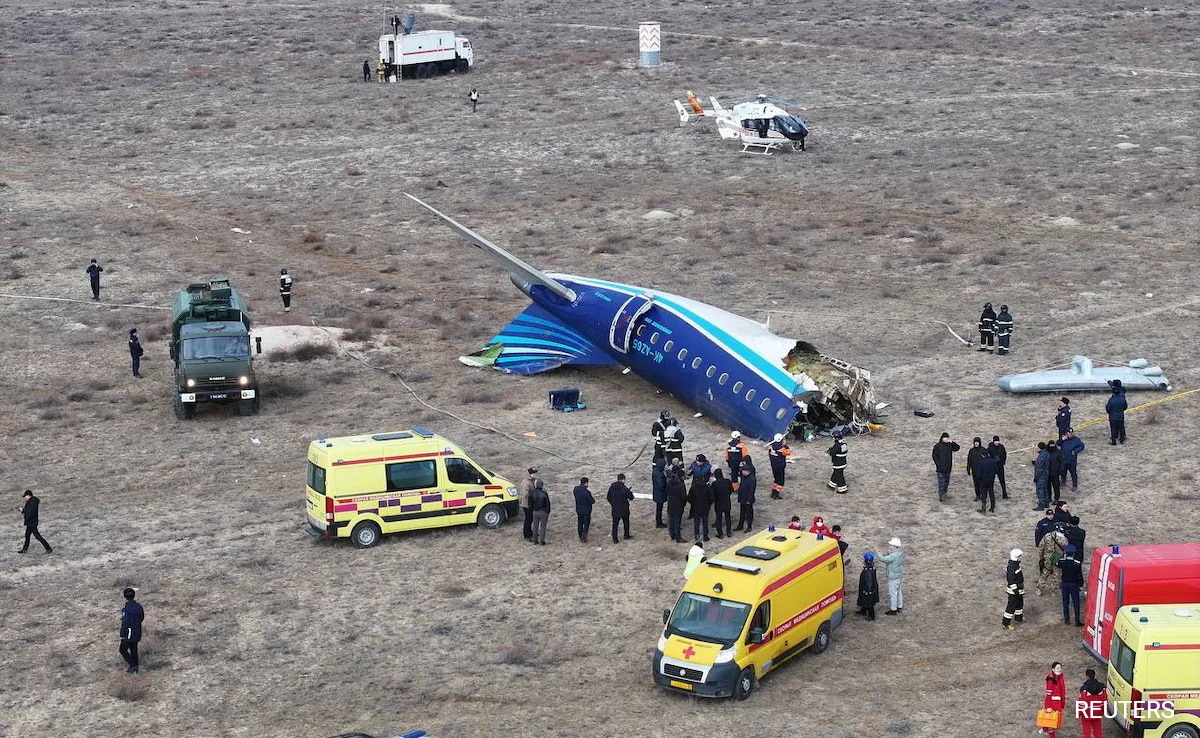 “External Interference” Caused Plane Crash In Kazakhstan: Azerbaijan Airlines