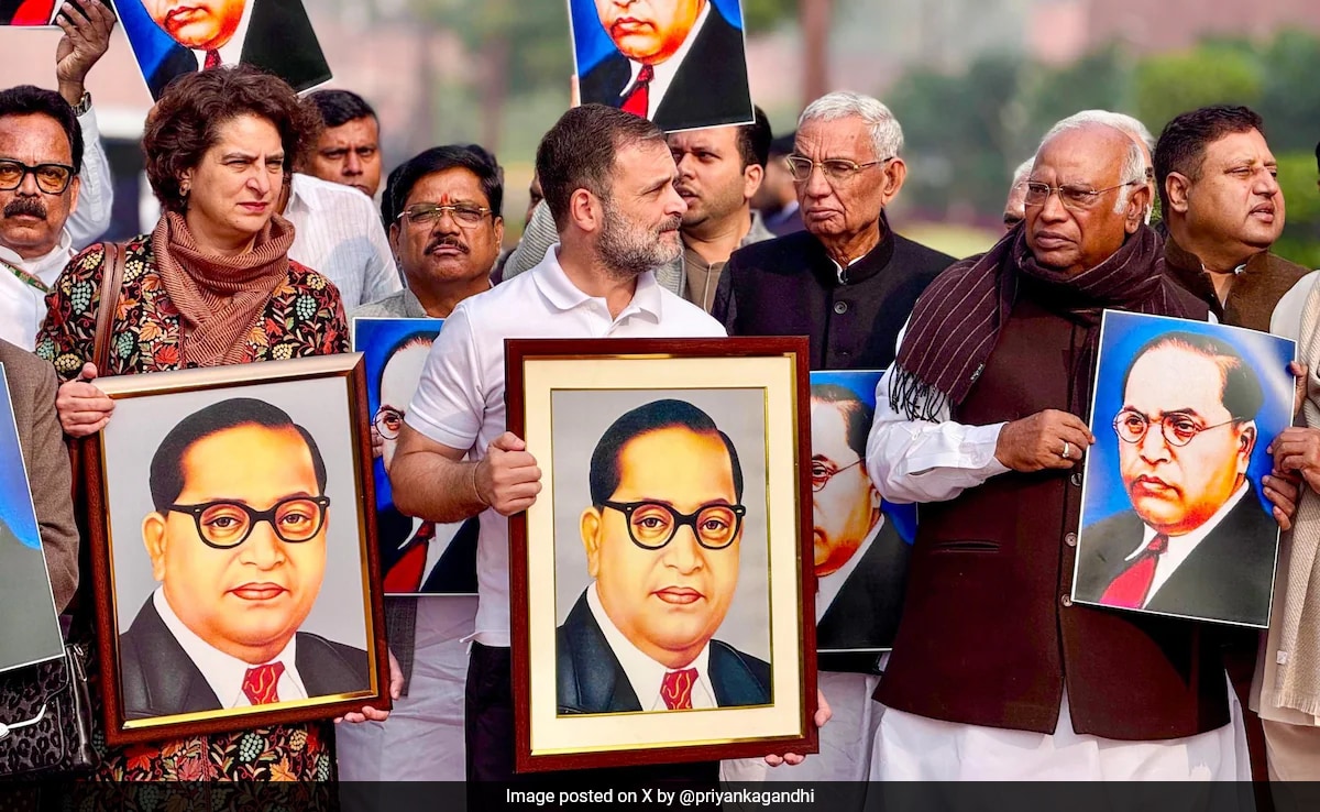 Parliament Winter Session Live Updates: INDIA MPs Hold Protest March