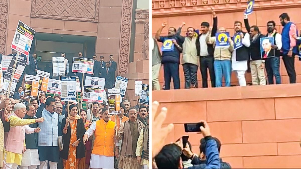 Congress vs BJP Showdown Over Amit Shah’s Remark On BR Ambedkar