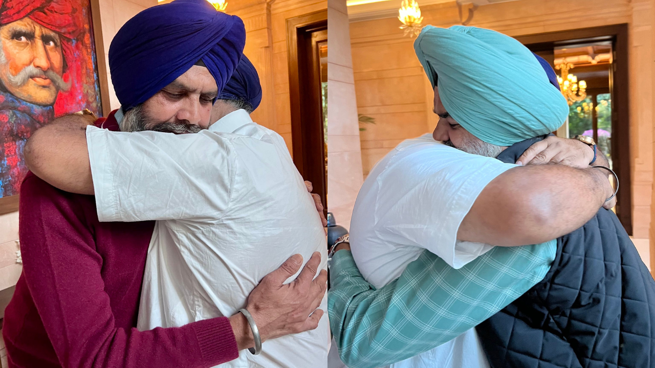 ‘Risking life not easy’: Sukhbir Badal hugs Punjab cops who saved his life