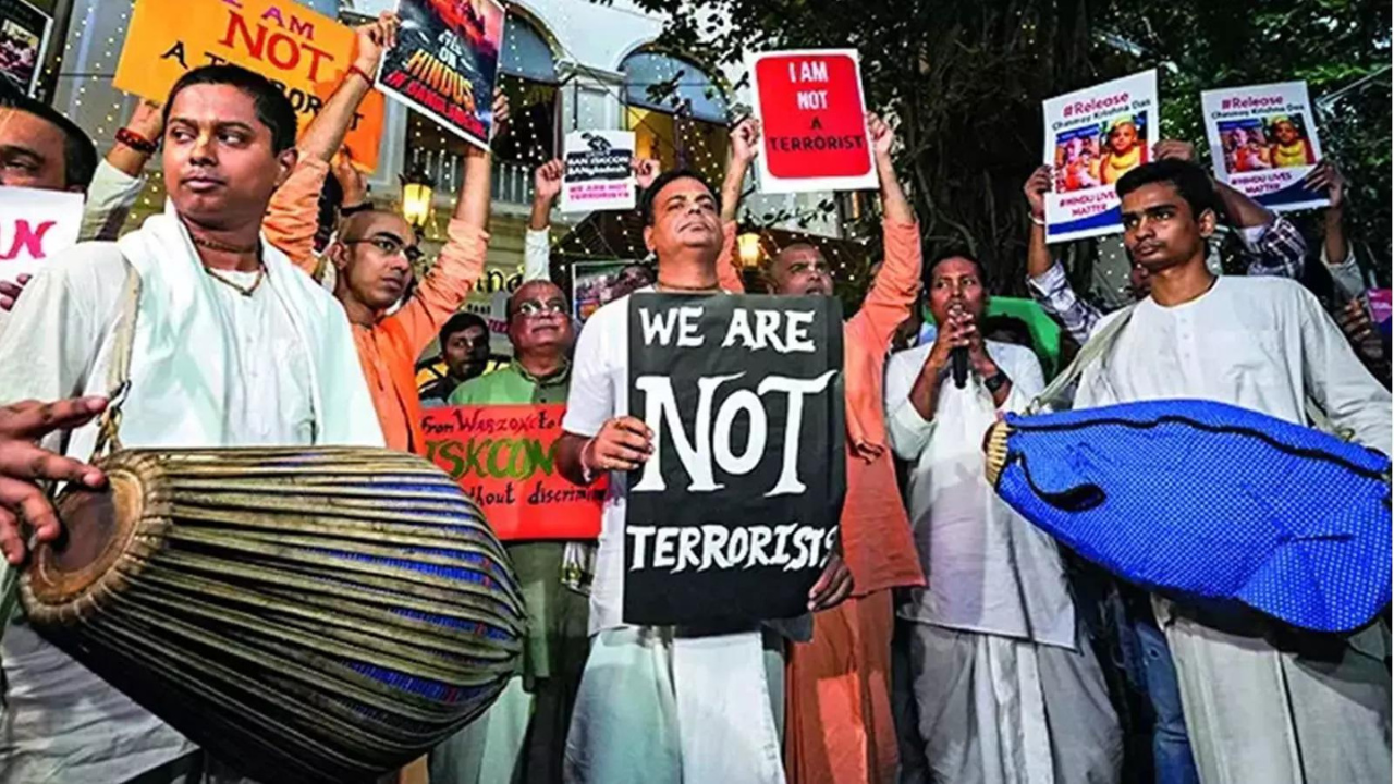 ‘Vandals set ablaze idols’: Iskcon Namhatta centre burnt down in Bangladesh