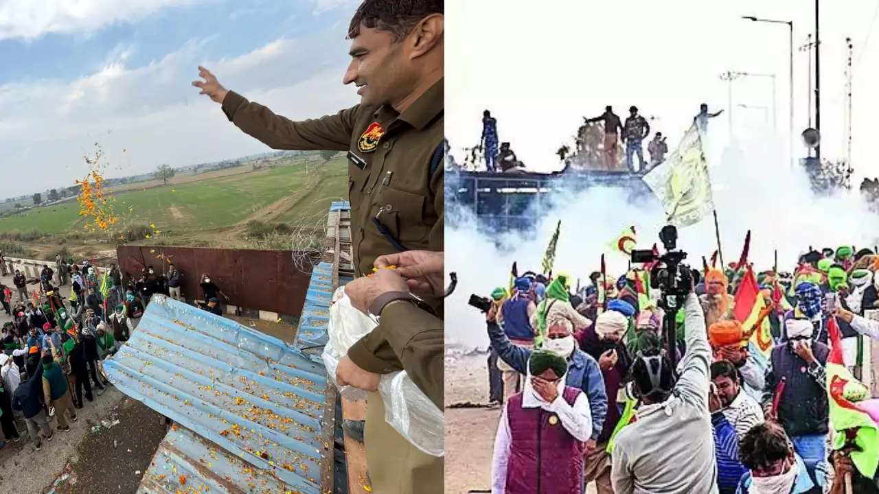 Farmers claim flowers showered on them were laced with chemicals