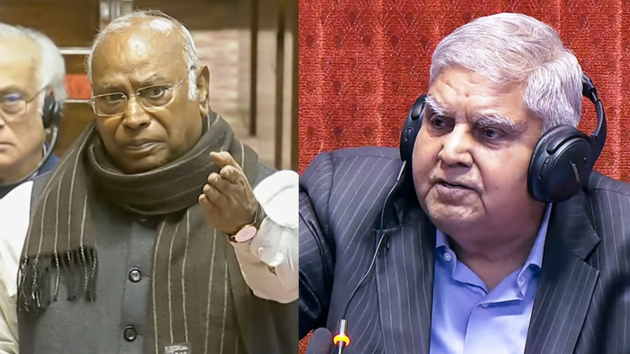 ‘RS being run by politics, not rules’: Kharge’s big charge against VP Dhankhar