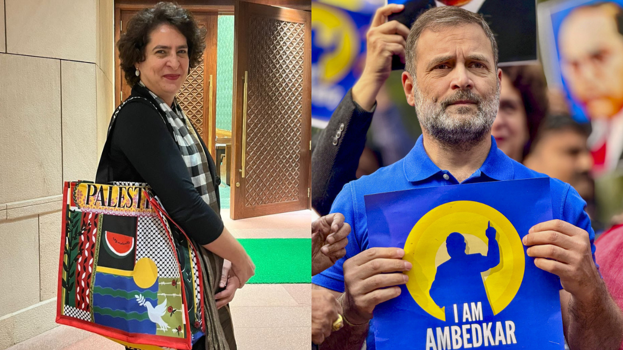 Mock interview, bags and t-shirt: How Rahul, Priyanka hogged limelight during Parliament session