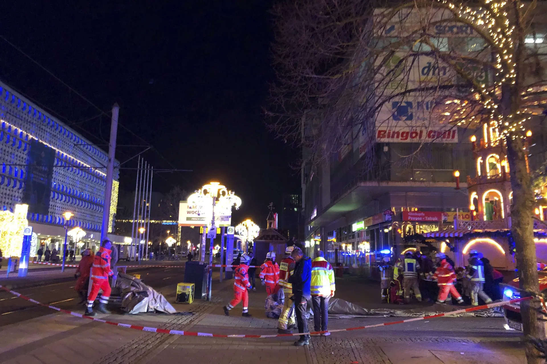 2 dead, over 60 injured in Germany Christmas market car ‘attack’; Saudi man held