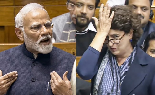 “Felt Like Double Period Of Maths”: Priyanka Gandhi On PM’s Lok Sabha Speech