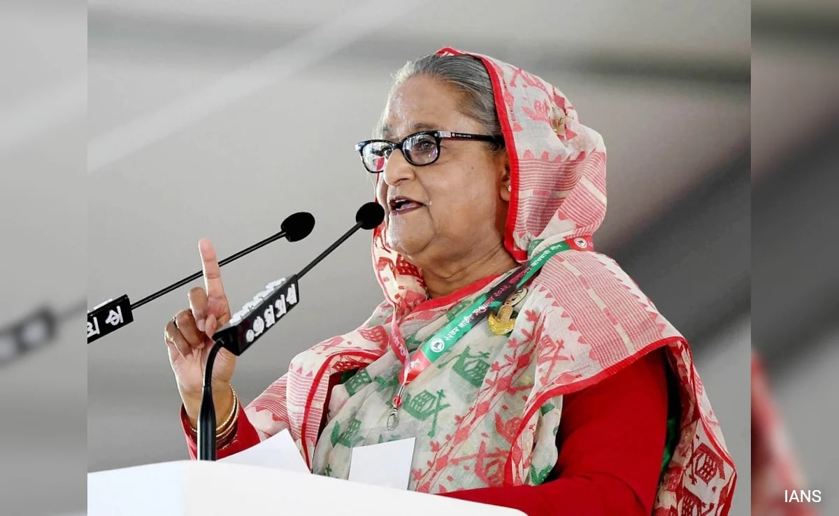 “Muhammad Yunus Involved In Genocide”: Sheikh Hasina In 1st Public Address