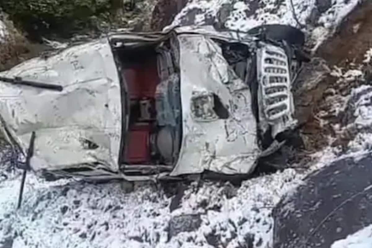 Teacher Dead As Scorpio Skids Off Snow-Covered Road In Himachal Pradesh’s Sirmaur