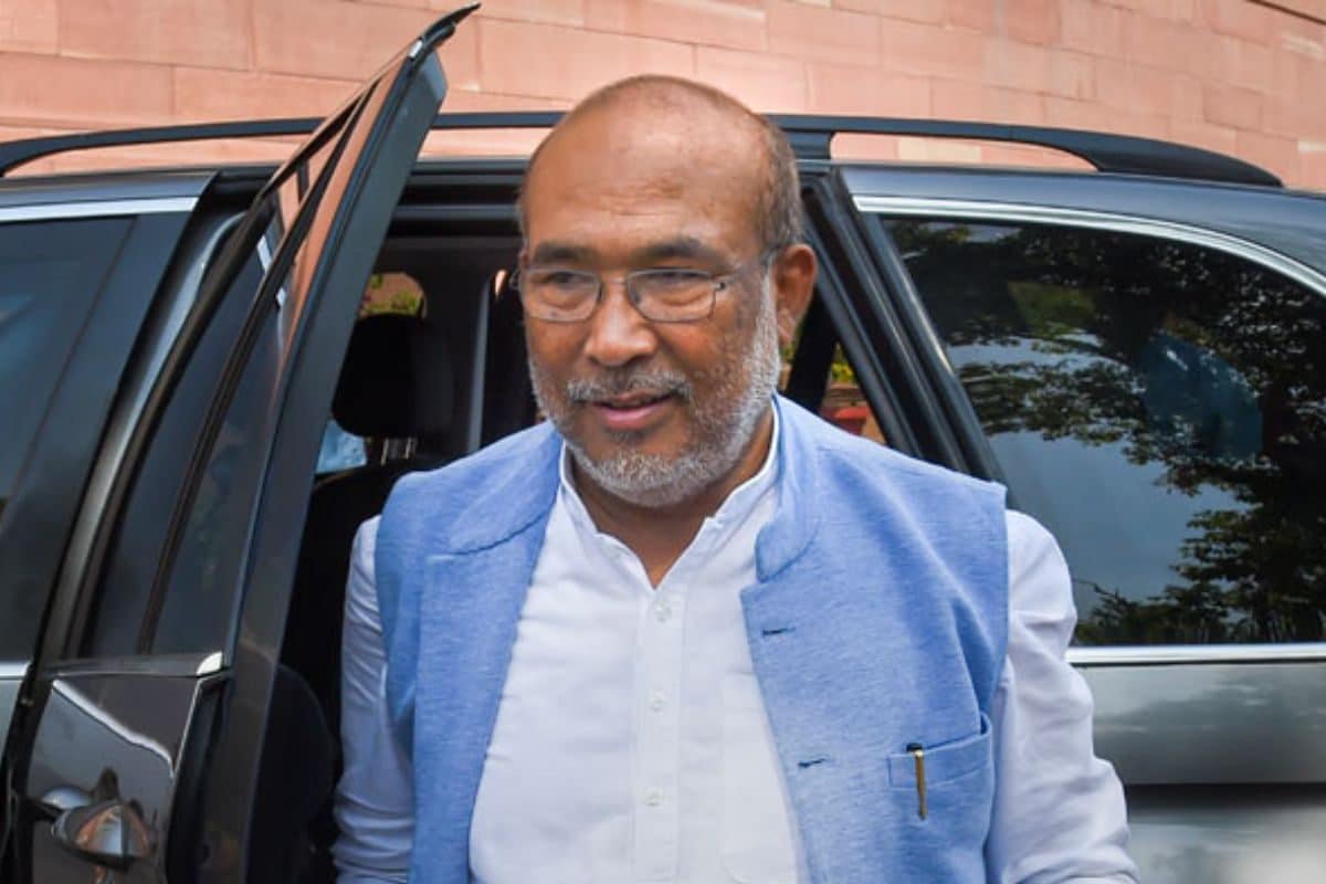 Live Mortar Bomb Found Near Manipur CM Biren Singh’s House, Security Beefed Up