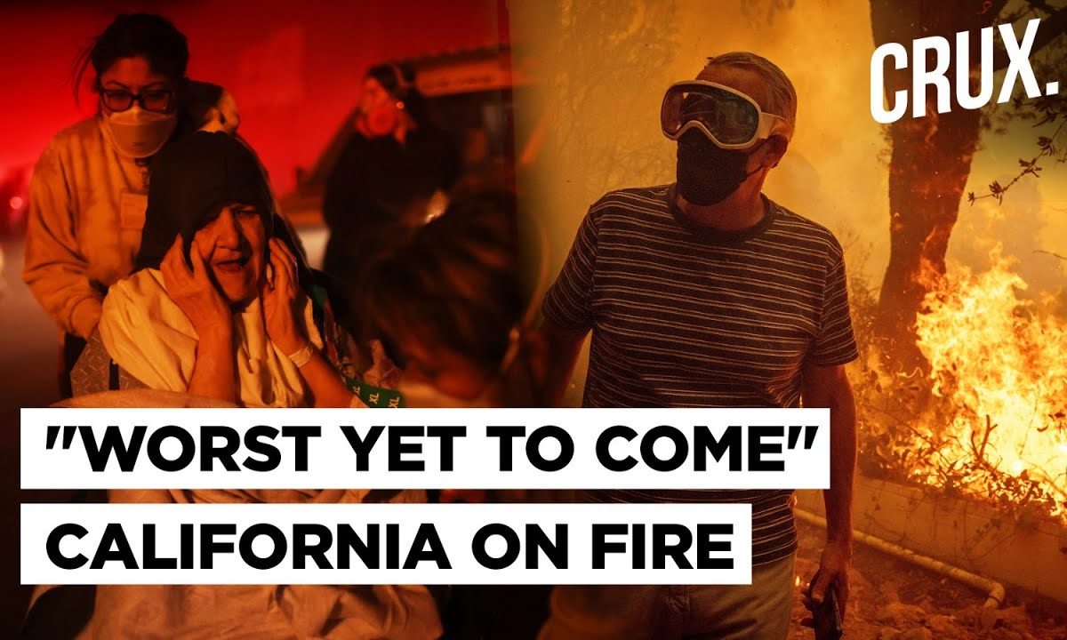 Three Wildfires Burn Los Angeles, Authorities Say “No Possibility” Of Containing Them | California