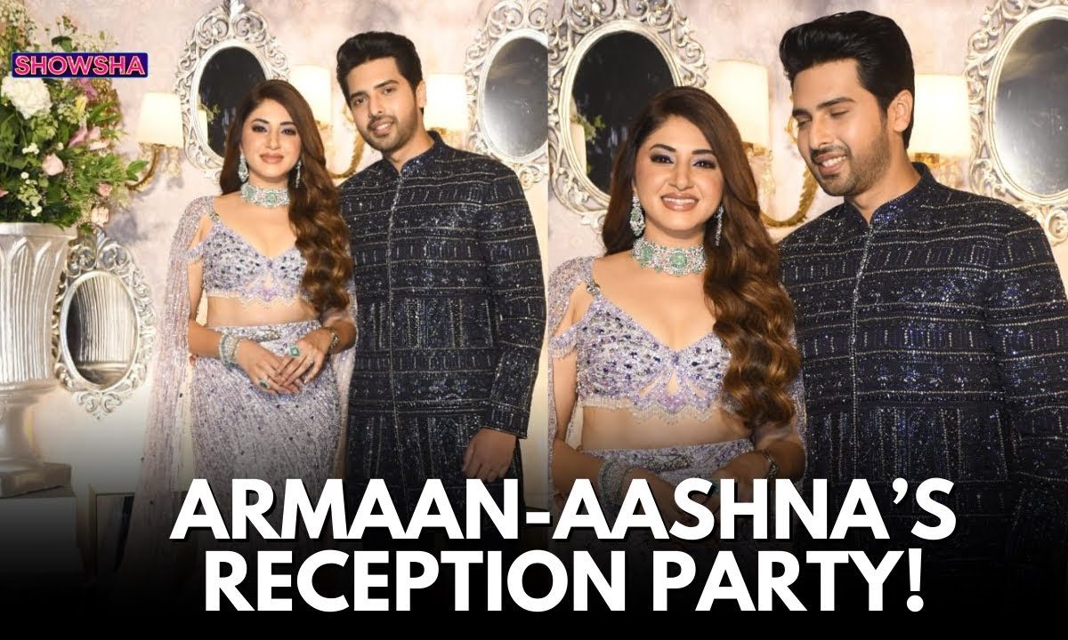 Newlyweds Armaan Malik & Aashna Shroff Look Regal, Madly In Love At Their Grand Wedding Party; WATCH