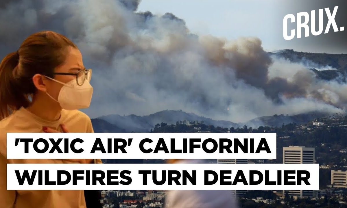 “Stay Inside And Avoid Toxic Smoke” Deadly Wildfires Trigger Health Emergency In Los Angeles | US
