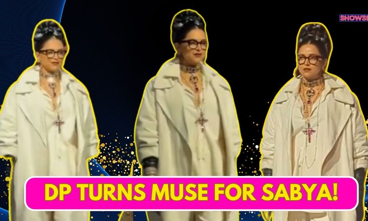 Deepika Padukone Opens Sabyasachi’s 25th Anniversary Show; Internet Says Giving Major Rekha Vibes