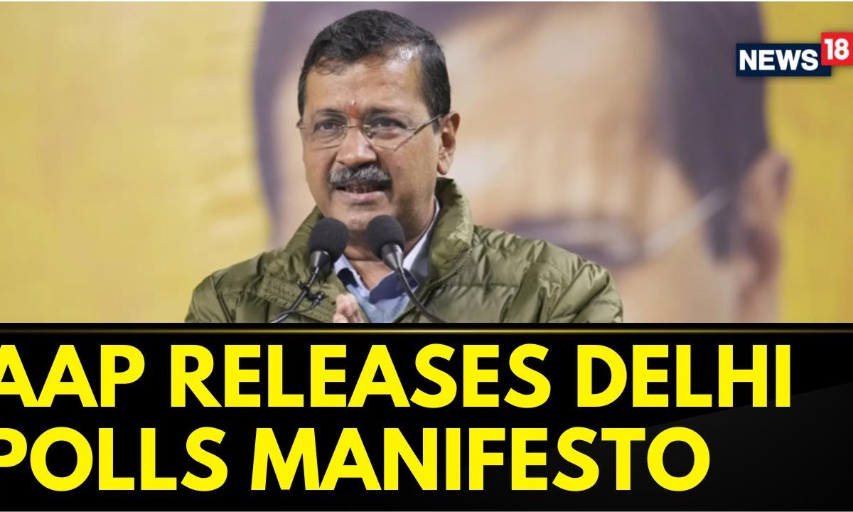 AAP National Convenor Arvind Kejriwal Announces His Party’s Poll Guarantees For Delhi Elections 2025