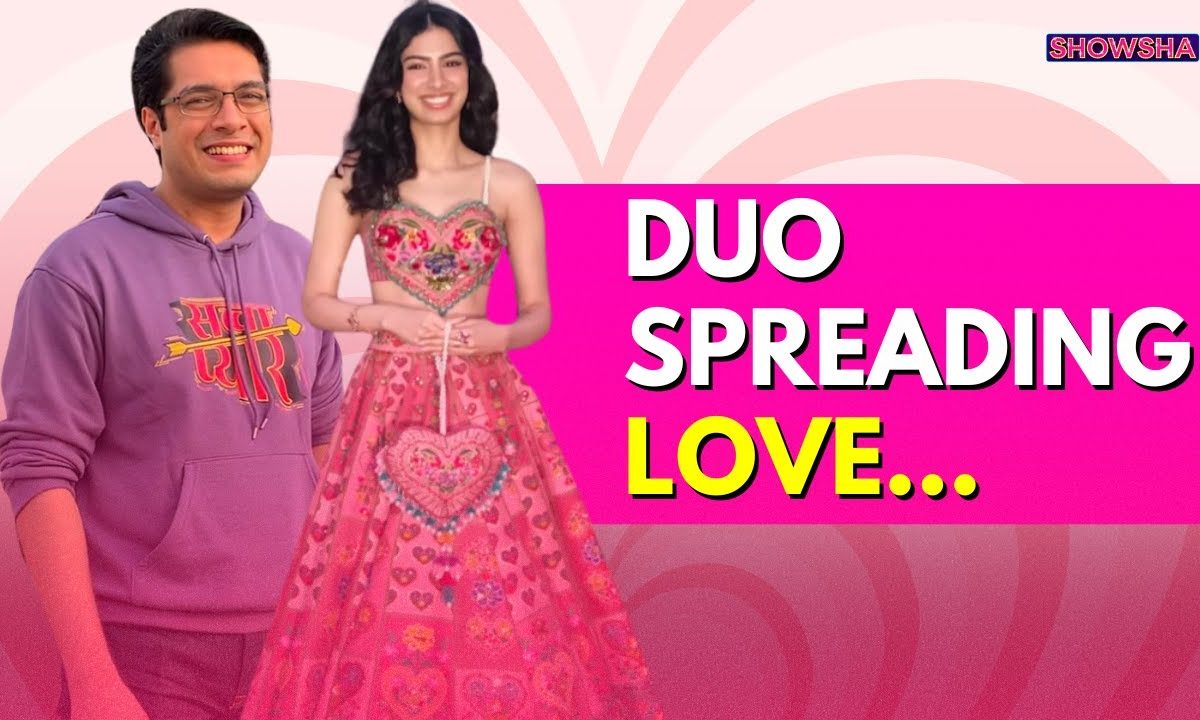 Junaid Khan & Khushi Kapoor Spotted On The Sets Of Indian Idol Promoting ‘Loveyapa’ | WATCH