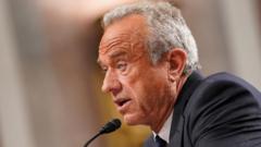 ‘You lie’ protester shouts as RFK Jr says he’s not anti-vaccine