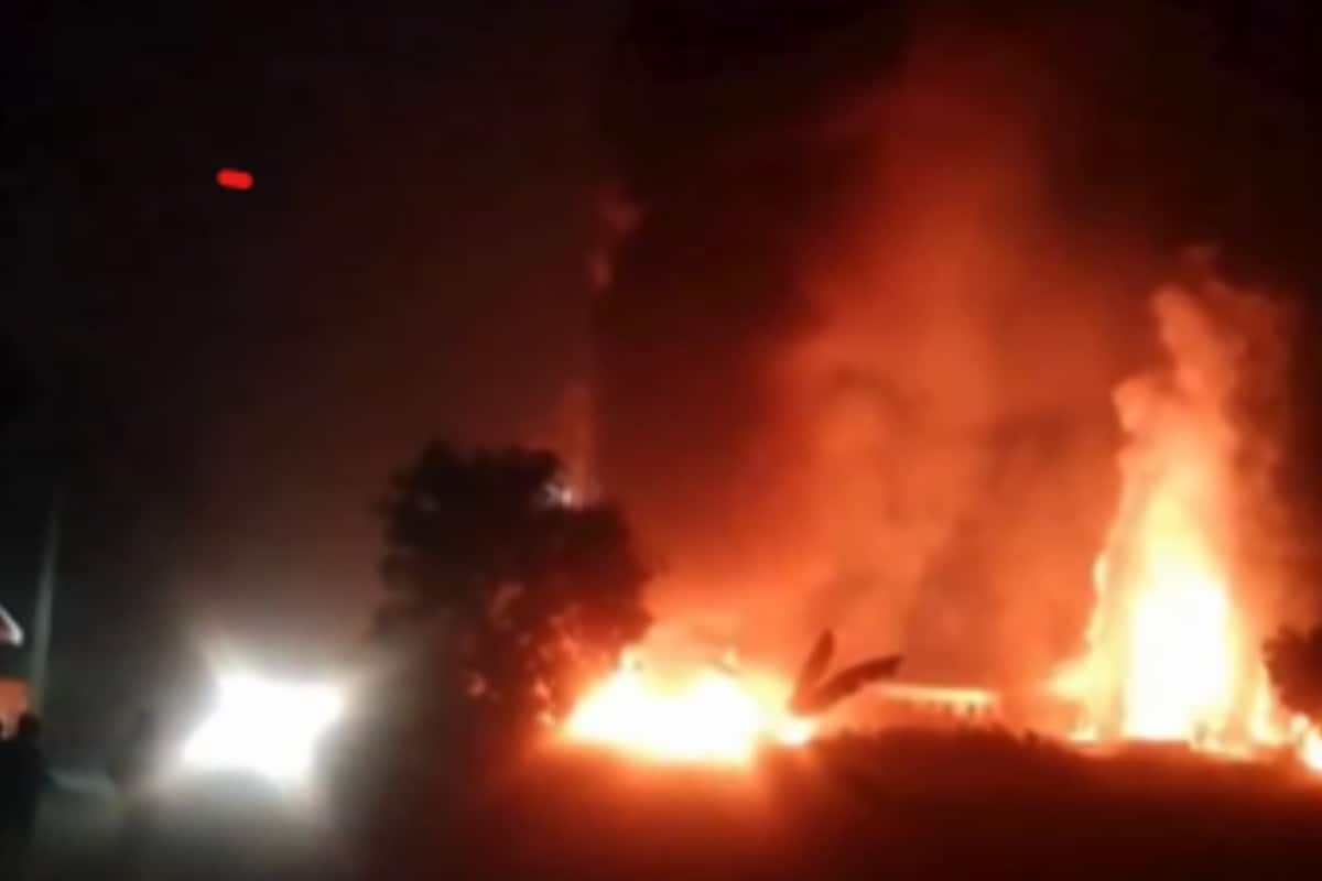 Massive Fire Breaks Out After Multiple Explosions In Greater Noida  Chemical Factory