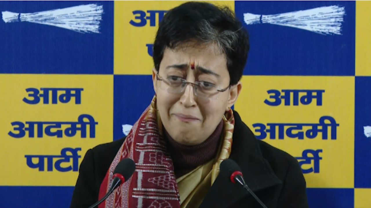 ‘He is so ill’: Atishi in tears over Bidhuri’s remark on father – Video