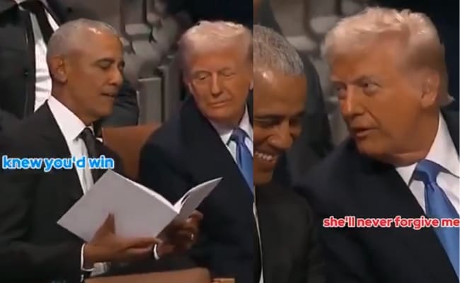 “I Knew You’d Win”: Donald Trump Shares Parody Video Of Barack Obama Meet