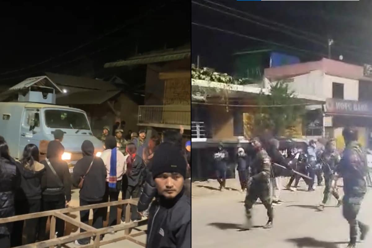 Tensions Erupt In Manipur As Protesters Storm Kangpokpi Police Station, Top Cop Injured