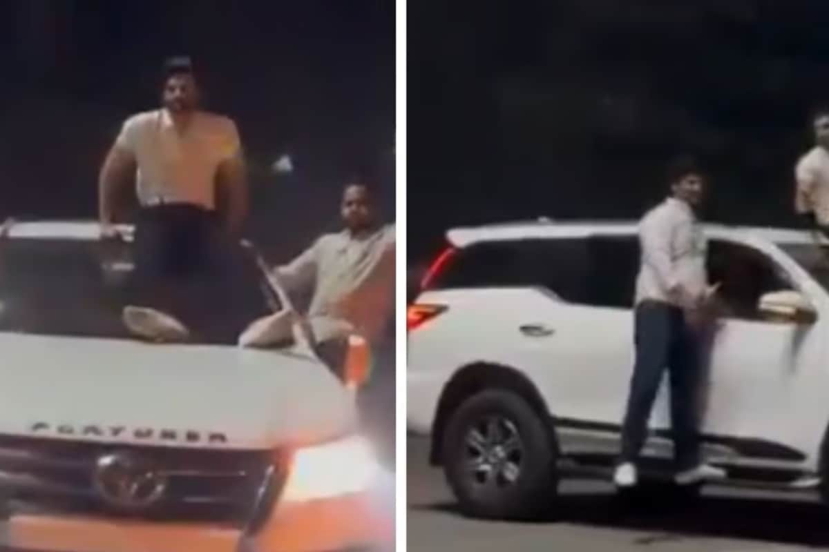Video| Noida Math: 3 Men + Car Stunt+ ‘Squid Games’ Song= Rs 33,000 Fine