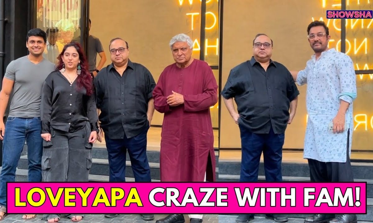 Aamir Khan, Ira Khan, Nupur Shikhare, Javed Akhtar Attend A Special Screening Of ‘Loveyapa’ | WATCH