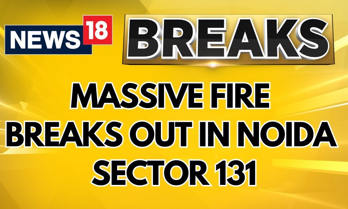 Massive Fire Breaks Out In Uttar Pradesh’s Noida Sector 131 | Uttar Pradesh | #breakingnews