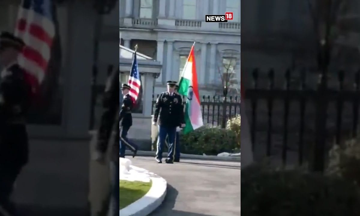 PM Modi In USA | Indian Flag Put Up At Premises Of White House Ahead Of PM Modi’s Visit | N18G