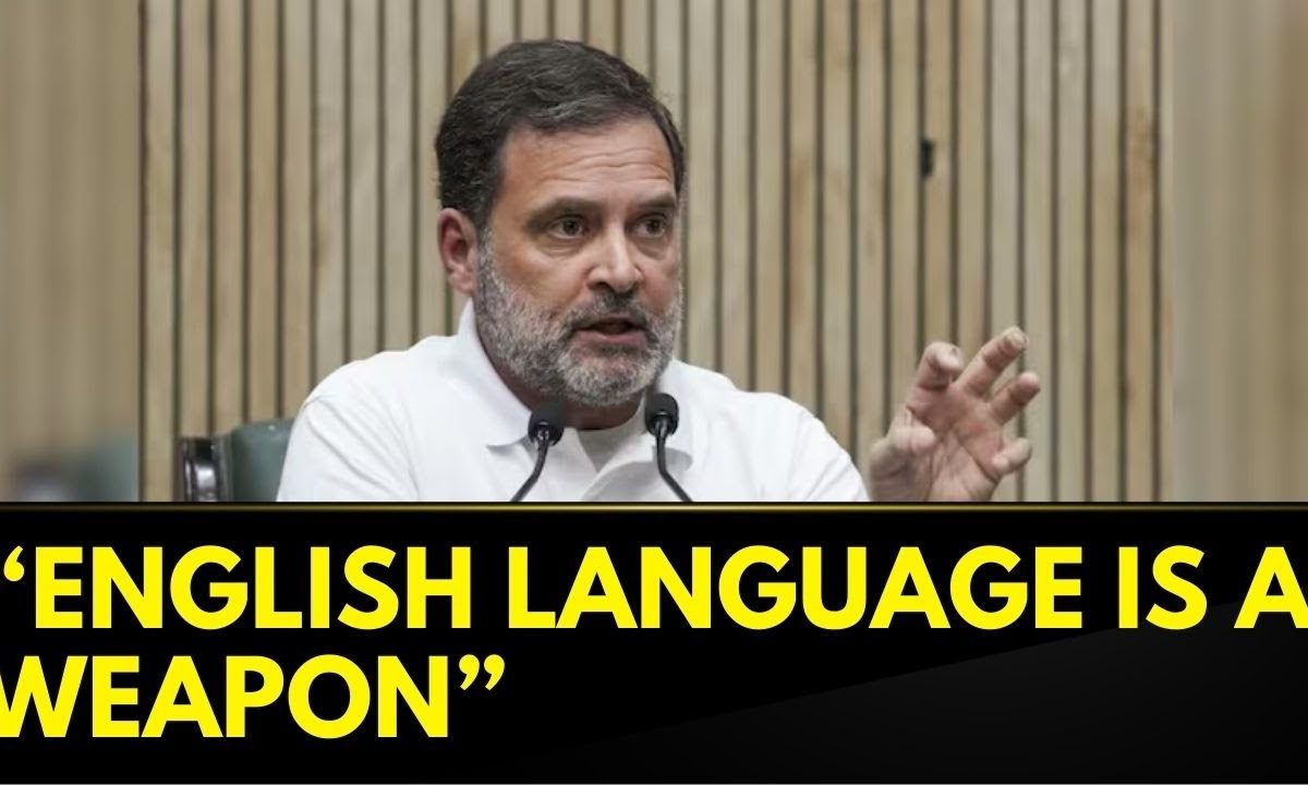 ‘English Language Is A Weapon,’ Says Rahul Gandhi, Targets RSS-BJP While Talking To Students